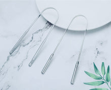 Charger l'image dans la galerie, GRATTE-LANGUE ACIER INOX (FORME U)